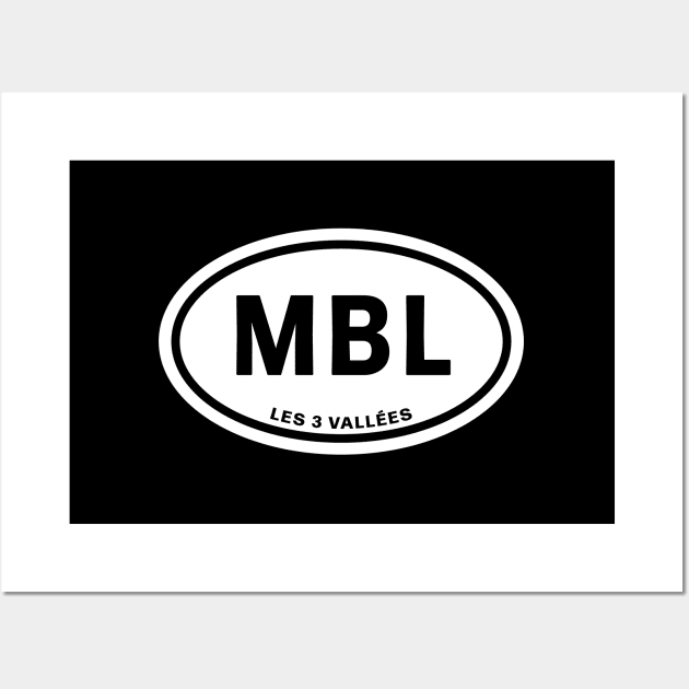 MBL Meribel Wall Art by leewarddesign